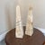 Alabaster Vintage Pair of Carved Onyx Obelisks- a Pair For Sale - Image 8 of 9