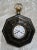 Black Antique French Wall Clock from Tolewear, 1850s For Sale - Image 8 of 8