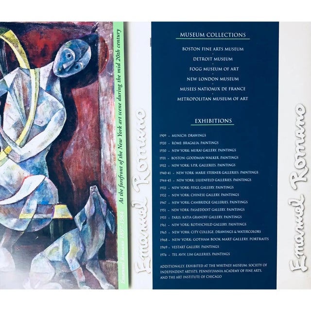 Emanuel Romano 1962 E Romano Oil on Canvas ‘Therese’ For Sale - Image 4 of 4