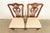 1980s Henredon Georgian Carved Mahogany Side Chairs or Dining Chairs, Pair For Sale - Image 5 of 14