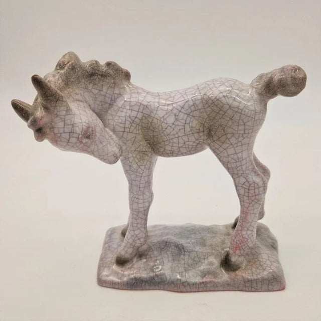 Ceramic Foal by Lilli Hummel-King for Karlsruhe Majolika, 1934 For Sale - Image 9 of 9