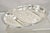 Vintage English Victorian 3 Section Silver Plated Meat Cutlery Serving Platter Tray. Circa Mid 20th Century. Measurements:...