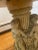 Stone 1970s Vintage Side Table With Marble Top and Carved Base For Sale - Image 7 of 11