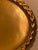 Mid 20th Century Vintage Moorish Style Large Oval Tray in 'Antique Gold" Finish For Sale - Image 5 of 6