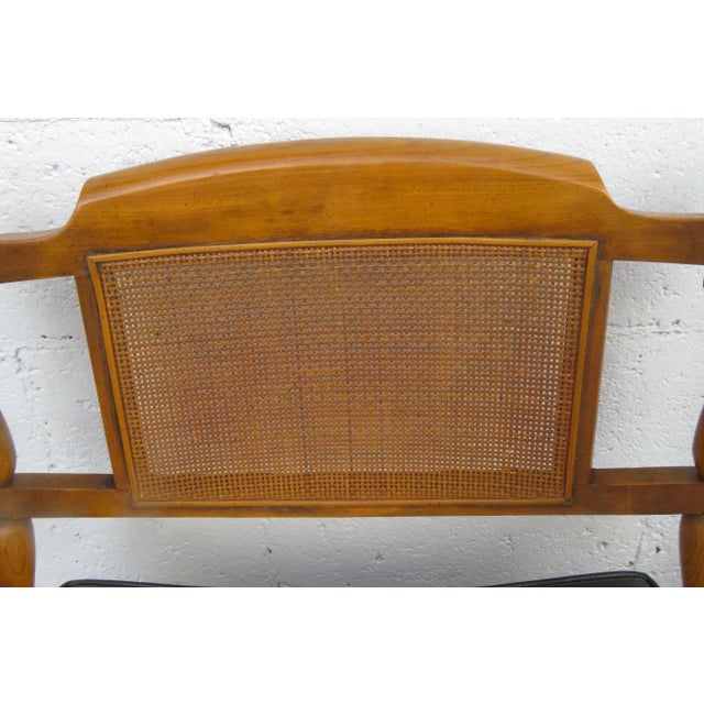 Mid-Century Modern Lenoir Mid Century Hollywood Regency Side Chairs a Pair For Sale - Image 3 of 13