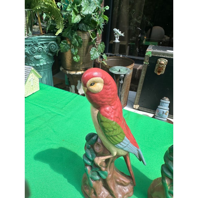 Up for consideration is a beautiful vintage pair of ceramic bird figurines. These would look lovely in your home, and they...