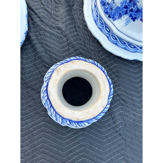 19th Century Faience Vase by Viuva Lamego, Portugal - Set of 2 For Sale - Image 10 of 10