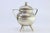 Tripod-Shaped Silver Sugar Bowl with Engravings and Lid with Spherical Knob, in Very Good conditions. Designed 1920 to...
