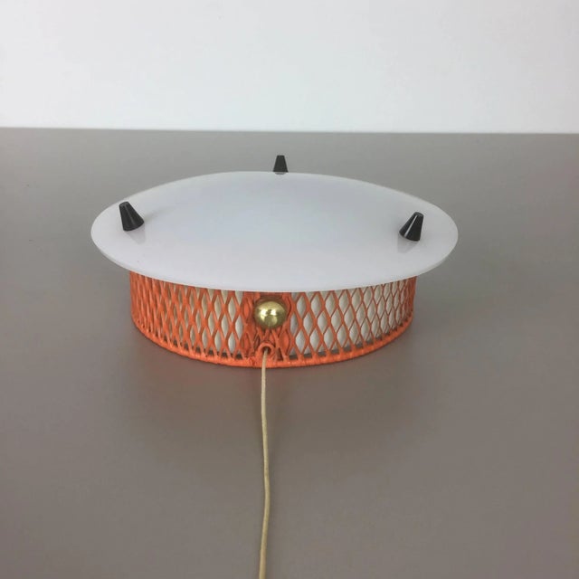 1950s Acrylic and Metal Sconces Wall Lights, Italy, 1950s, Set of 2 For Sale - Image 5 of 11