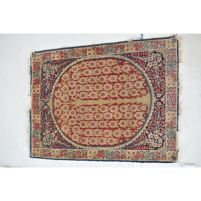 1930s 1930s Weeping Willow Tree of Life Rug Mats - A Pair, 1.9 x 2.6 For Sale - Image 5 of 11