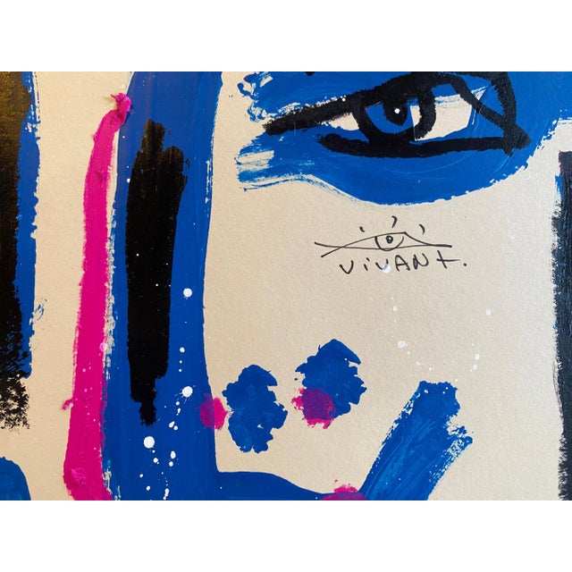 Plastic Jazzu, Being Here Alive, 2025, Mixed Media on Paper For Sale - Image 7 of 9