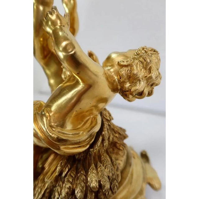 Metal Louis XV Napoleon III Sculpture, 1850s For Sale - Image 7 of 18