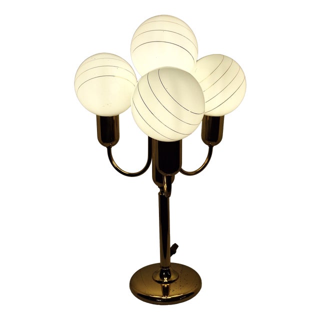 Large Vintage Table Lamp by Sölken Leuchten, 1970s For Sale