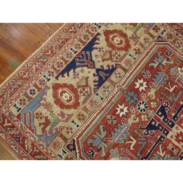 1920s Persian Heriz Accent Rug - 4'10" x 7'1" For Sale - Image 12 of 18