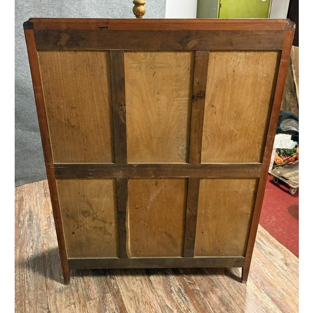 Art Nouveau Bookcase with Stylized Floral Motifs, 1900s For Sale - Image 3 of 6