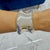 Silver Vintage Tiffany & Co. Elsa Peretti 925 Sterling Silver Open Side Cuff Bracelet For Sale - Image 8 of 8