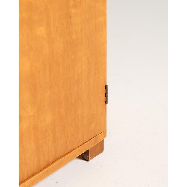 1930s Mid-Century Scandinavian Birch Corner Cabinet, 1930s For Sale - Image 5 of 8