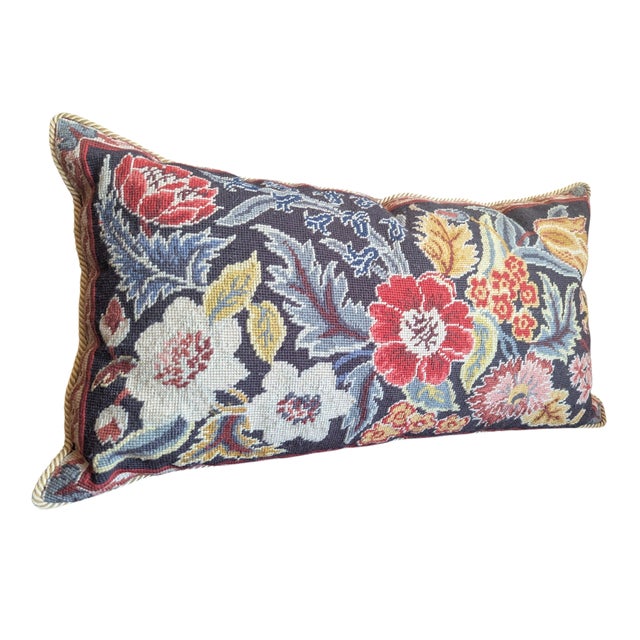Orvieto Floral Tapestry Needlepoint Decorative Pillow For Sale - Image 16 of 17
