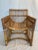 Art Deco 1960s Vintage Bamboo Chair With Curved Seat For Sale - Image 3 of 12
