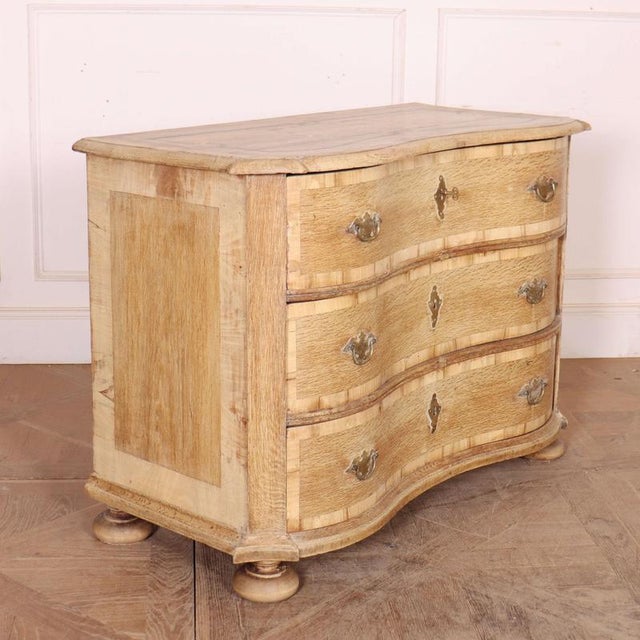 Wood Austrian Bleached Oak Commode For Sale - Image 7 of 15