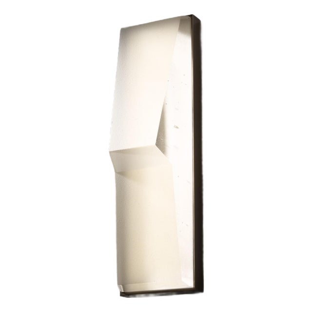 Contemporary Holly Hunt - Prism Sconce - Dark Patina For Sale