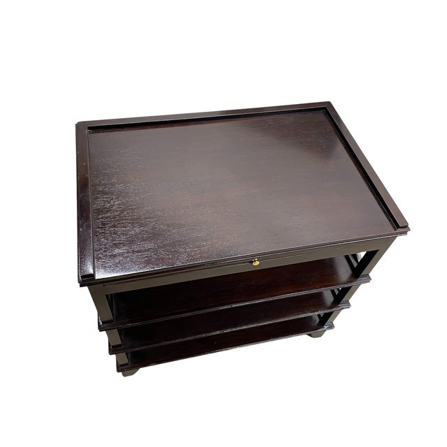Brown Rose Tarlow Pemberley Mahogany Tiered Bookstand Side Table For Sale - Image 8 of 8