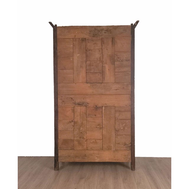 Mid 19th Century Large Louis XVI Style Walnut Armoire, France Circa 1840 For Sale - Image 5 of 11