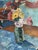 1910s Jean Heiberg, Flower Vase, Oil on Canvas, 1912 For Sale - Image 5 of 5
