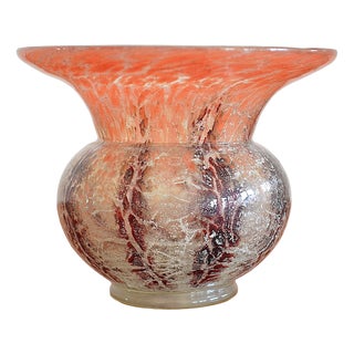 Ikora Glass Vase by Karl Wiedmann for WMF, 1930s For Sale