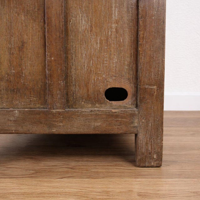 Antique Oak Side Cabinet with Carved Motifs, 1890s For Sale - Image 12 of 13