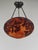 1920s French Art Deco Pendant Light by Daum & Majorelle - 1925 Cameo Chandelier France For Sale - Image 5 of 14