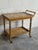 Vintage Danish Oak Tile Top Bar Cart / Serving Trolley in Style of Henning Kjærnulf 1970s For Sale - Image 10 of 10