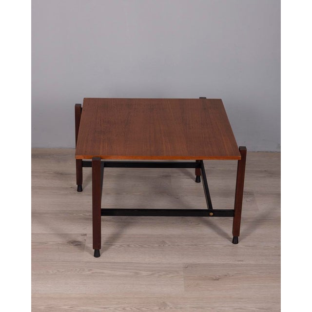 Mid-Century Modern Vintage Italian Wooden Coffee Table, 1960s For Sale - Image 3 of 10