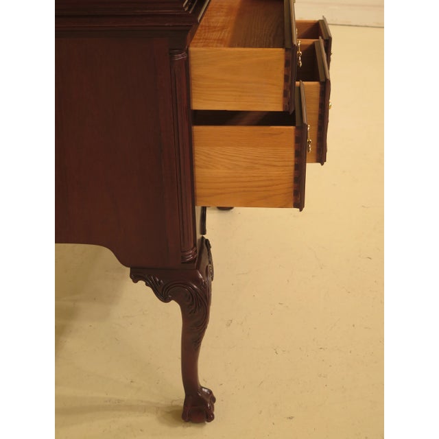 1980s Vintage Councill Craftsmen Chippendale Mahogany Highboy Chest For Sale - Image 9 of 13