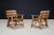 Sculptural Oak Armchairs, France, 1950s, Set of 2 For Sale - Image 11 of 17