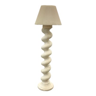 1960s Vintage Michael Taylor Plaster Column Floor Lamp For Sale
