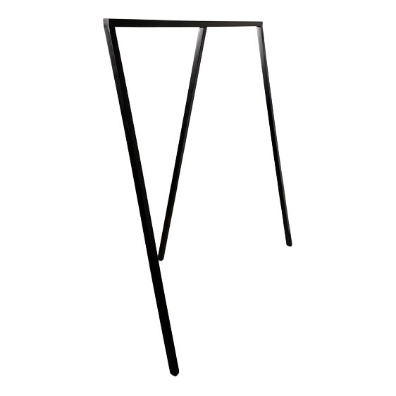 Minimalist Black Metal Clothes Rack For Sale