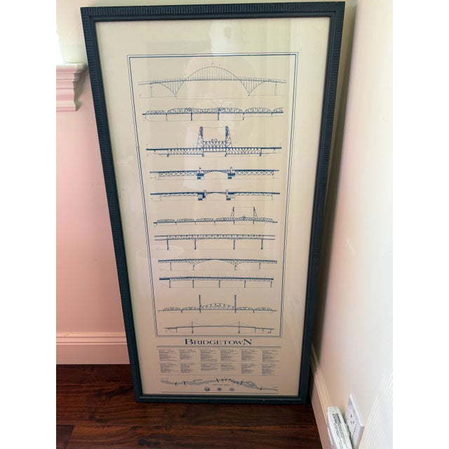 Contemporary Bridgetown Limited Edition Framed Poster For Sale - Image 3 of 4