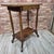 Brown Antique Oak Side Table with Drawer, 1900s For Sale - Image 8 of 10
