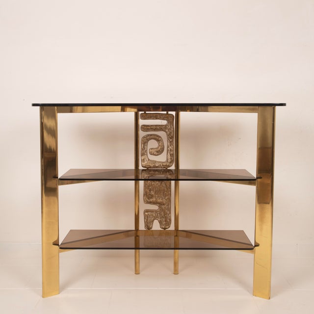 Nikol Console Table by Luciano Frigerio for Frigerio Di Desio, 1970s For Sale - Image 4 of 18