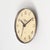 New old stock quartz clock made of brown plastic. It can be used as a wall or desk/table clock. Quartz movement uses one...