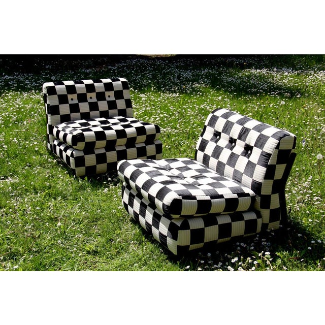 Scacco Matto Amanta Modular Sofa by Mario Bellini for B&B Italia, 1979, Set of 2 For Sale - Image 4 of 15