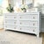 Wood 1980s Lexington Henry Link Wicker Coastal Bedroom Set | Dresser, Mirror & Nightstands For Sale - Image 7 of 14