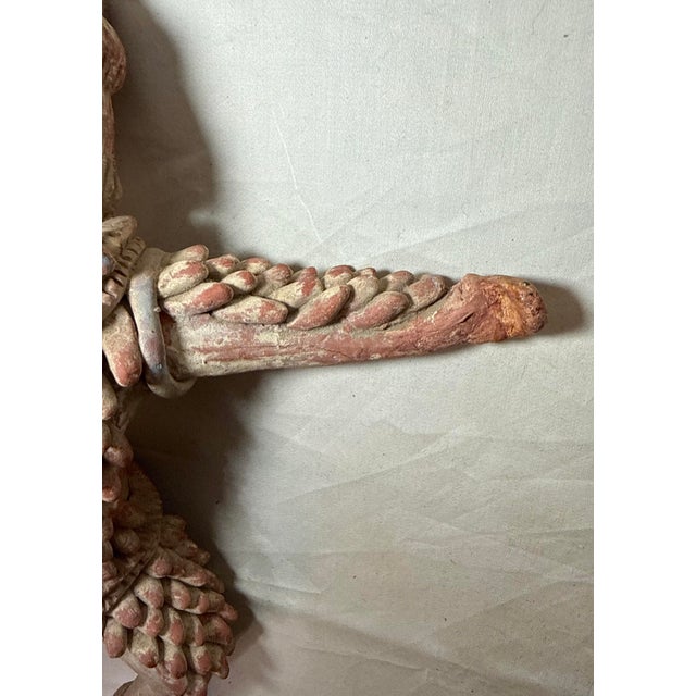 Brown Antique 19th Century Mexican Handmade Terracotta Pottery Warrior Sculpture For Sale - Image 8 of 13