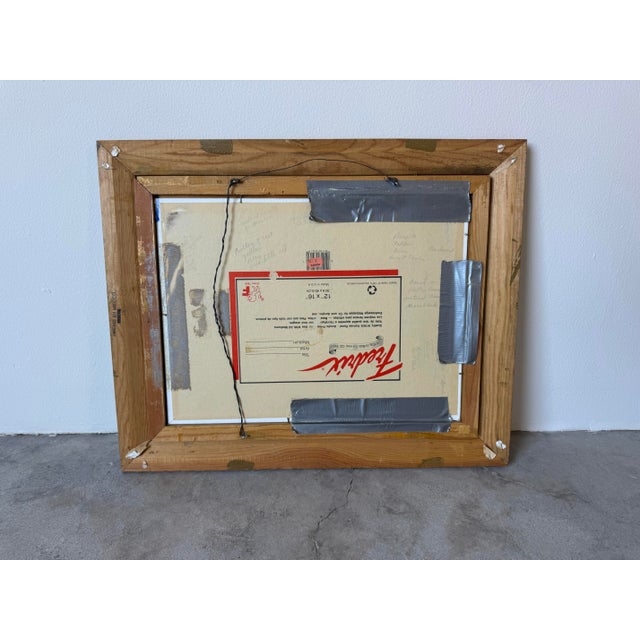 Vintage Figurative Still Life Interior Scene Oil on Canvas Board Panel Painting by Florence Zevich, Framed For Sale - Image 11 of 11