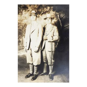 Vintage 1920s Photograph Sharp Dressed Men in Knickers
