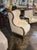 Wood 19th C. French Louis XVI Carved and Painted Bergere For Sale - Image 7 of 10