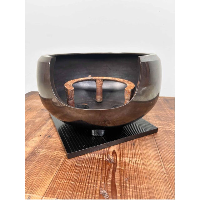 Shōwa Era Japanese Traditional Tea Ceremony Furo Set, 1980s For Sale - Image 9 of 18