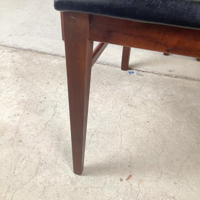 MCM Dillingham Walnut High-Back Dining Chairs, Circa 1960s, Set 3 For Sale - Image 17 of 18