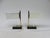 Small Mid-Century Brass, Black & White Bedside Table Lamps, 1950s, Set of 2 For Sale - Image 9 of 18